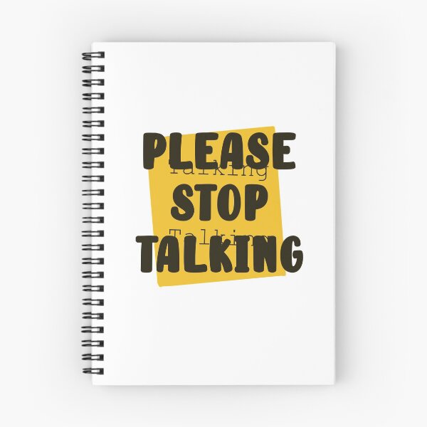 Item preview, Please stop talking design sticker designed and sold by papaipapai198.
