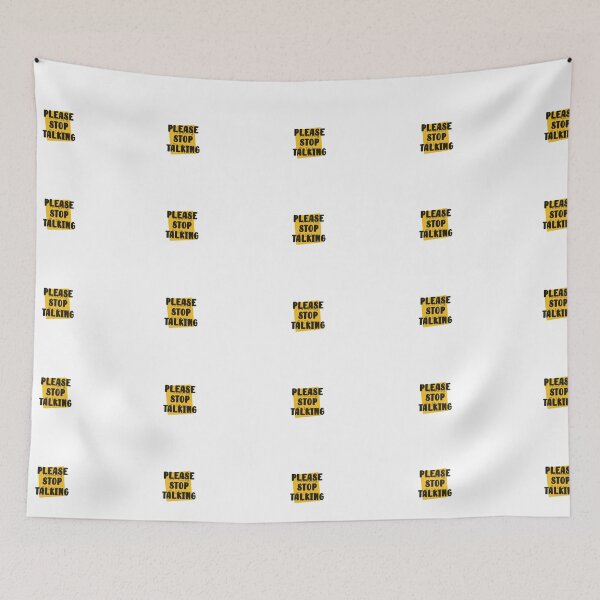 Item preview, Please stop talking design sticker designed and sold by papaipapai198.