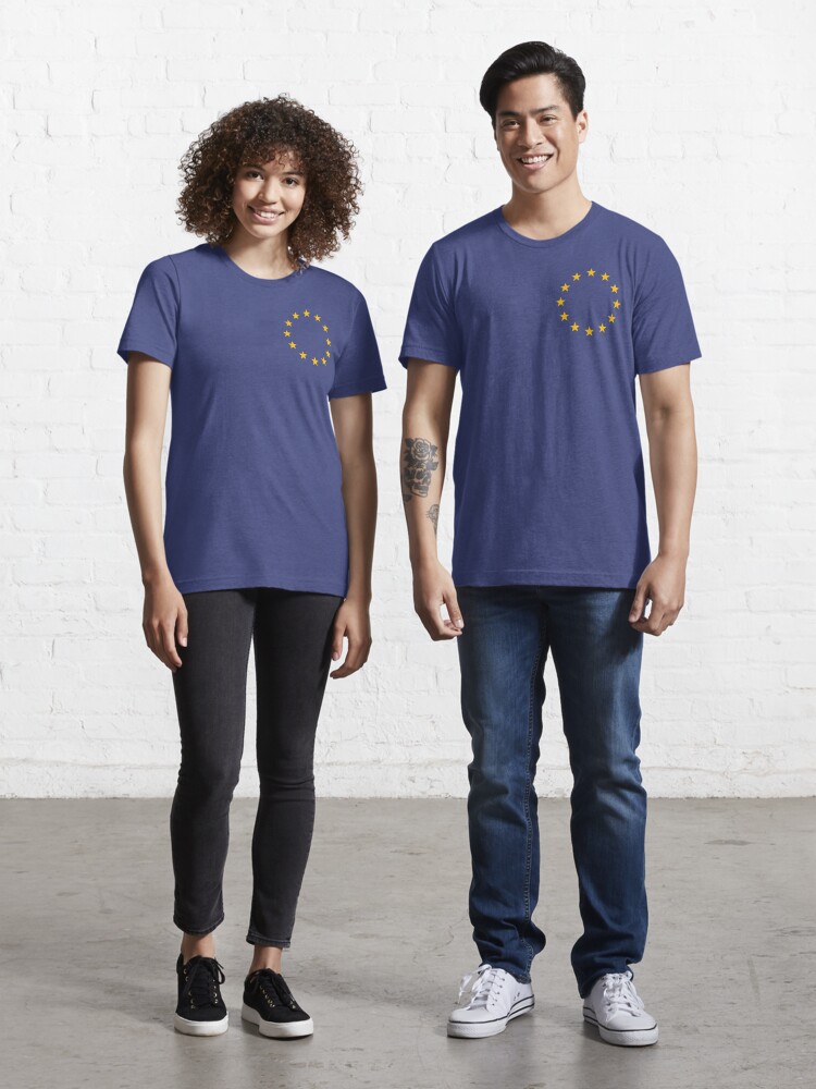 European EU, Europe, flag, stars, logo" Essential T-Shirt for by | Redbubble
