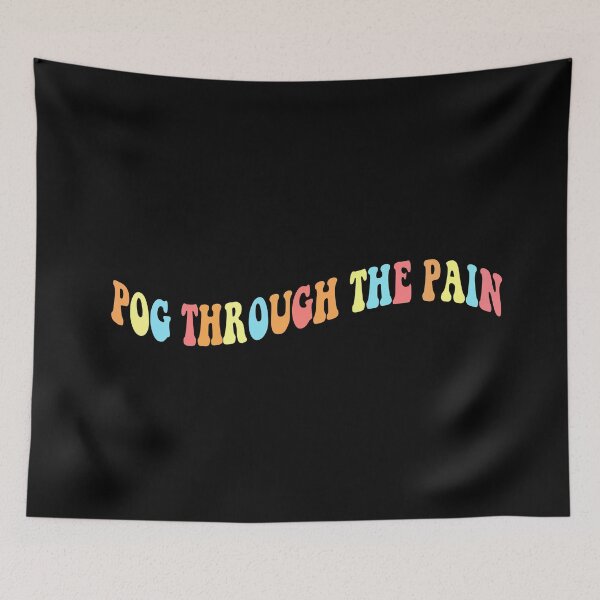 Item preview, Pog Through The Pain game meme designed and sold by RedJazz.