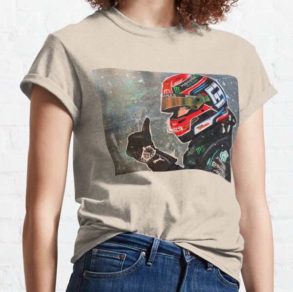 George Russell, Mercedes 2020 F1 graffiti painting by DRAutoArt Classic T-Shirt