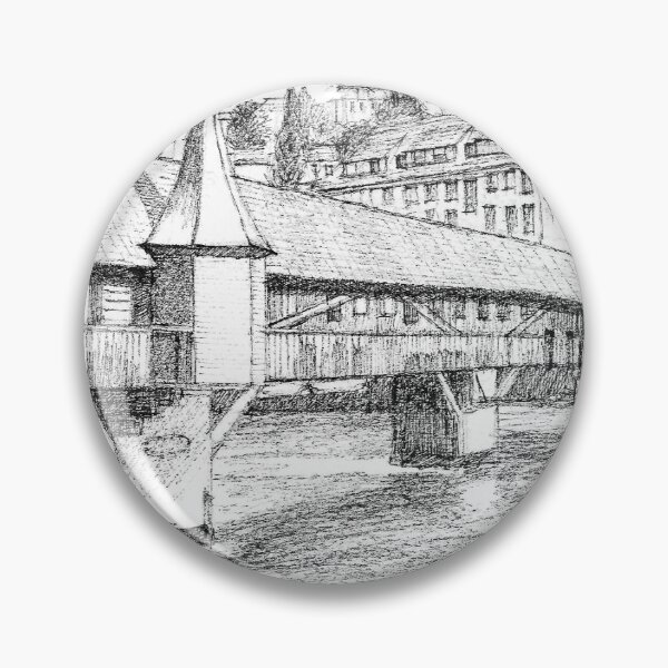 Item preview, SpreuerBrücke Luzern Switzerland designed and sold by Dai Wynn Fine Art.