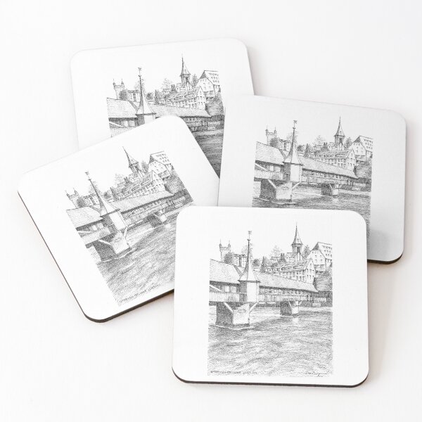 Item preview, SpreuerBrücke Luzern Switzerland designed and sold by Dai Wynn Fine Art.