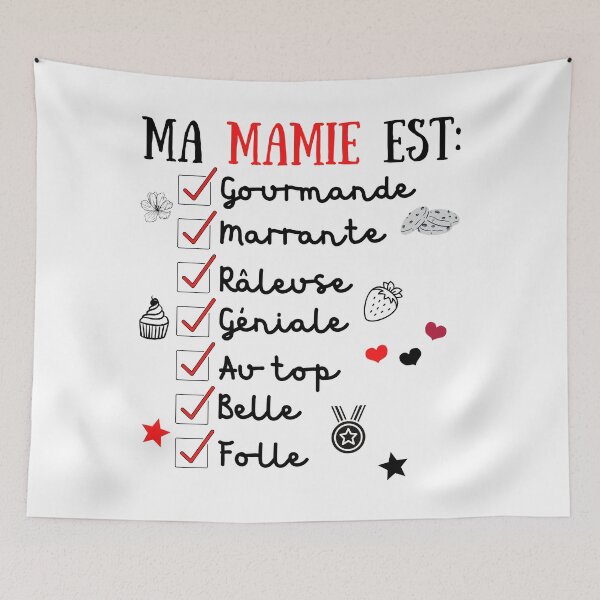 Item preview, My granny is: Gourmande Funny Râleuse Géniale Top Beautiful Folle designed and sold by TeeJfm.
