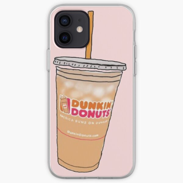 Café helado Dunkin Funda blanda para iPhone