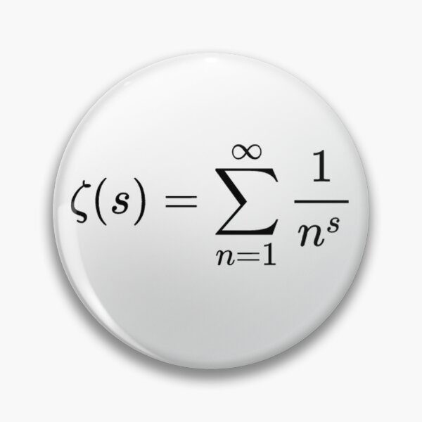 Item preview, riemann zeta function, math and calculus basics designed and sold by NoetherSym.