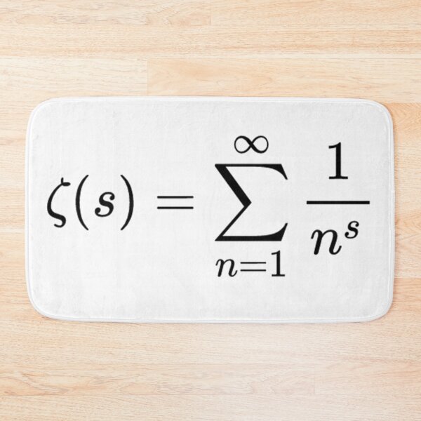 Item preview, riemann zeta function, math and calculus basics designed and sold by NoetherSym.