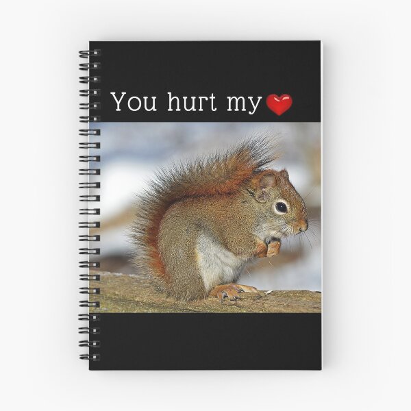 Item preview, Ladies Men Funny T-shirt Squirrel You hurt my heart designed and sold by DesignsByAce.