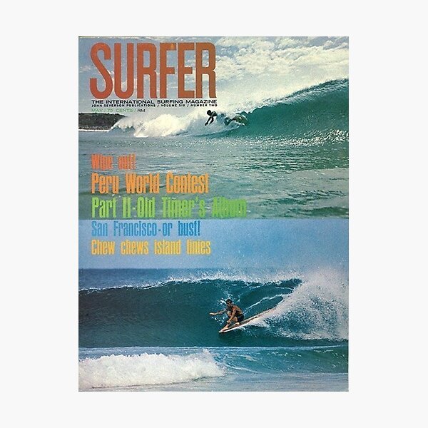 Item preview, vintage surfing poster  designed and sold by artbyemx.