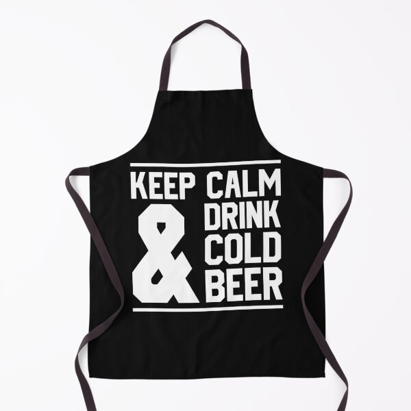 Item preview, Keep Calm And Drink Cold Beer -Funny Sarcastic beer lover designed and sold by shivani21061993.
