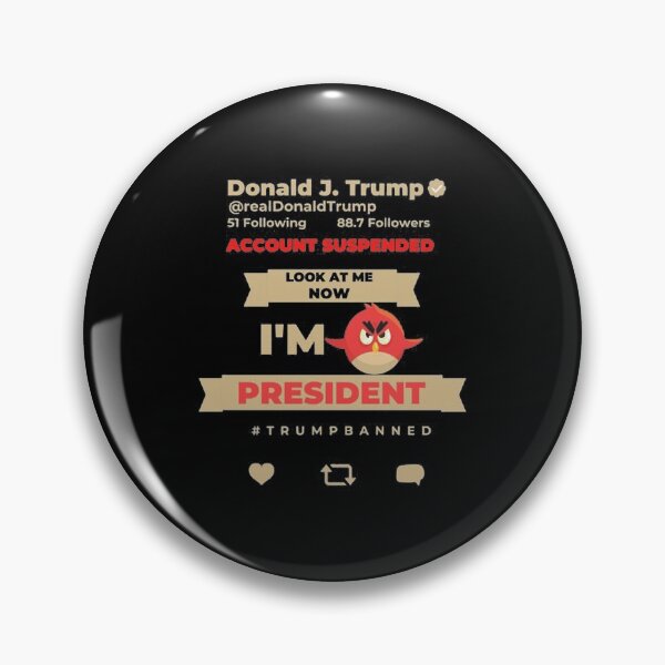 Item preview, Donald J Trump Twitter Account Suspended designed and sold by harrietalins.