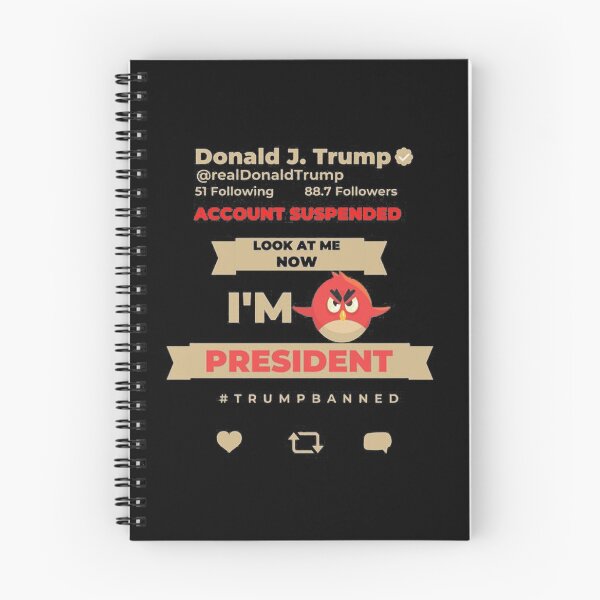 Item preview, Donald J Trump Twitter Account Suspended designed and sold by harrietalins.