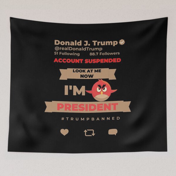 Item preview, Donald J Trump Twitter Account Suspended designed and sold by harrietalins.
