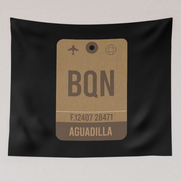 Item preview, Aguadilla Airport Code, Airport Vintage Luggage Tag designed and sold by InspireShop.