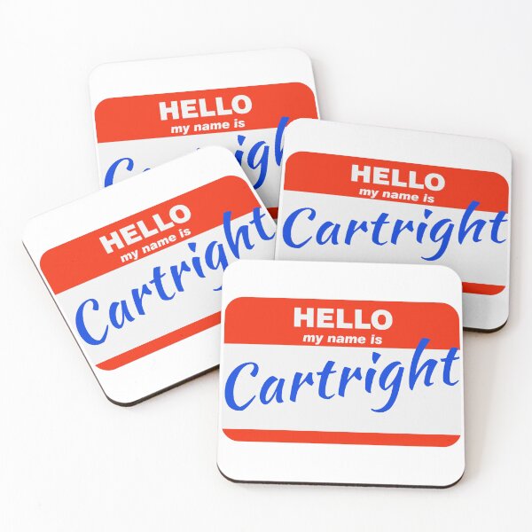Item preview, Nametag Hello my name is Cartright designed and sold by Cheerocki.