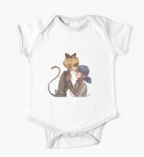 Marinette & Chat Noir Baby Body Kurzarm