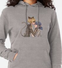 Marinette & Chat Noir Leichter Hoodie