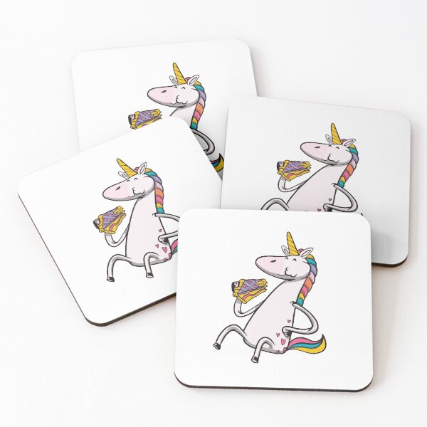 Item preview, Unicorn eats cake designed and sold by DerSenat.