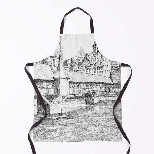 Item preview, SpreuerBrücke Luzern Switzerland designed and sold by Dai Wynn Fine Art.