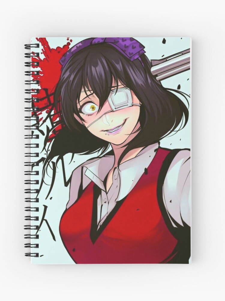 Midari, Anime Kakegurui  Spiral Notebook for Sale by The fandom