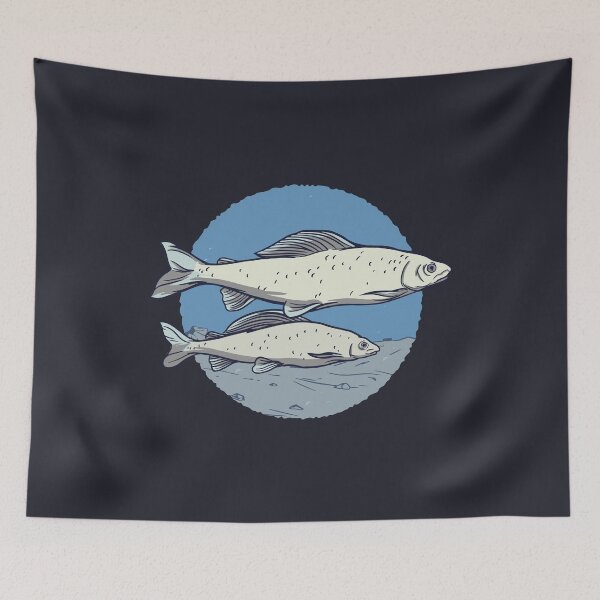 Item preview, Grayling trout fish fishes designed and sold by DerSenat.