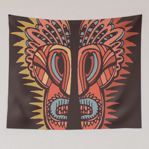 Item preview, mask of an African terrible warrior designed and sold by duxpavlic.
