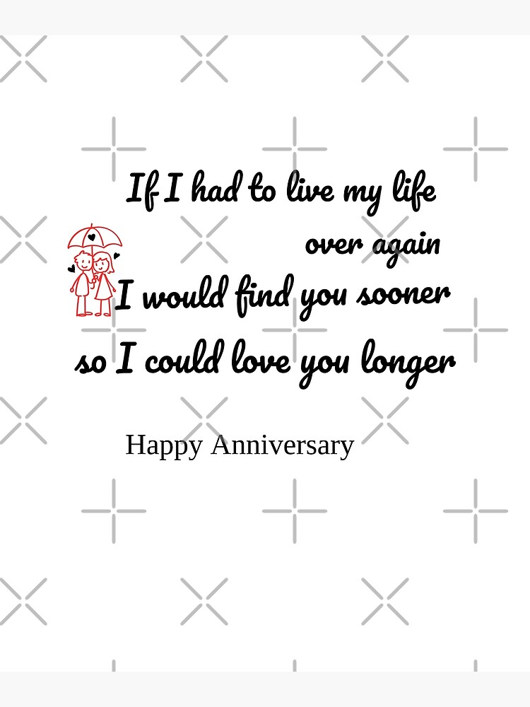 Happy Anniversary Karte – Lustiger Spruch Für Freundin, Freund Oder Ehepartner, Innen Leer