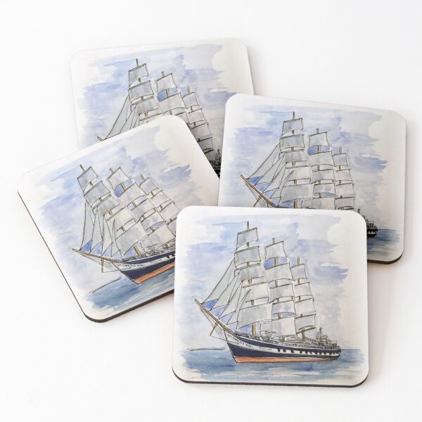 Item preview, Tall Ship from an original watercolour sketch designed and sold by Robert Petcher Art.