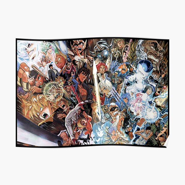 Manga Anime Heroes Legends Poster Poster
