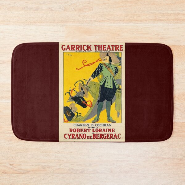 Item preview, retro garrick theatre   cyrano de bergerac. 1919 designed and sold by plakati.