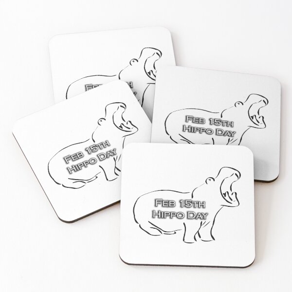 Item preview, I LOVE HIPPO DAY designed and sold by REALDesign-Shop.