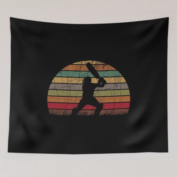 Item preview, Retro Vintage Sunset Cricket Fan Funny Cricket Lover Gift designed and sold by xtocky.