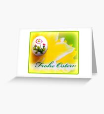 Frohe Ostern Grußkarte