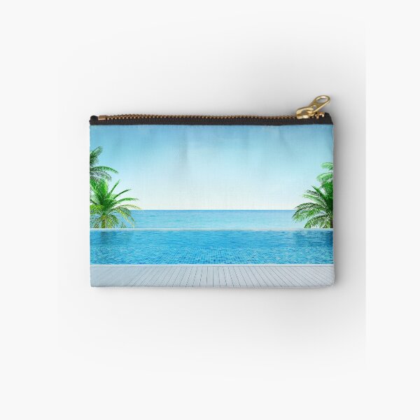 Item preview, Relaxing Beach Background With Swimming Pool designed and sold by JTS STORE.