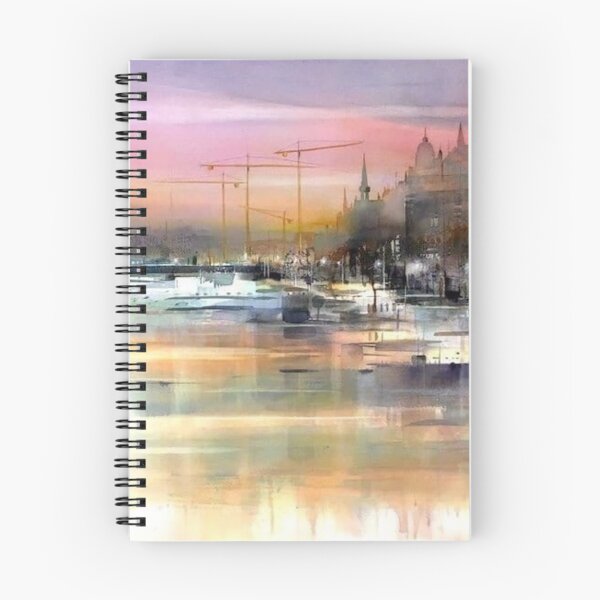 Item preview, Acrylic port city drawing designed and sold by hriundelj.