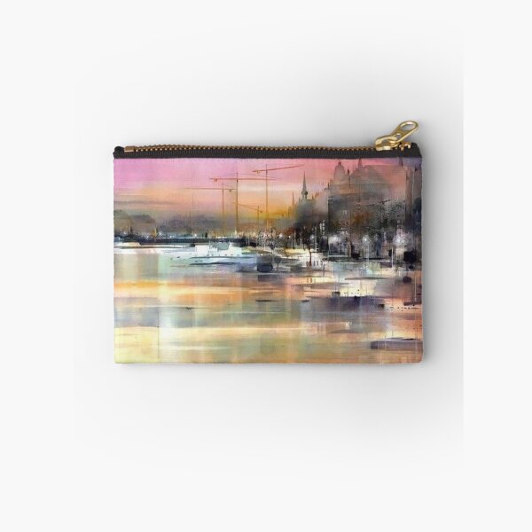 Item preview, Acrylic port city drawing designed and sold by hriundelj.