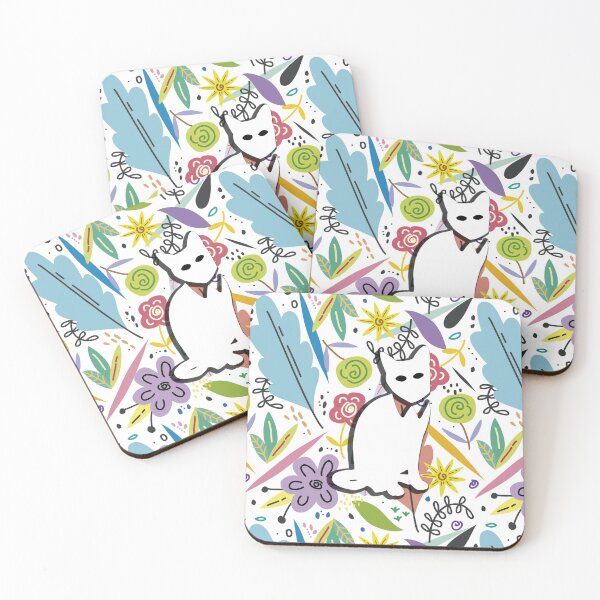 Item preview, Floral Cat in Flowers Popoki 708 designed and sold by VinBasis.