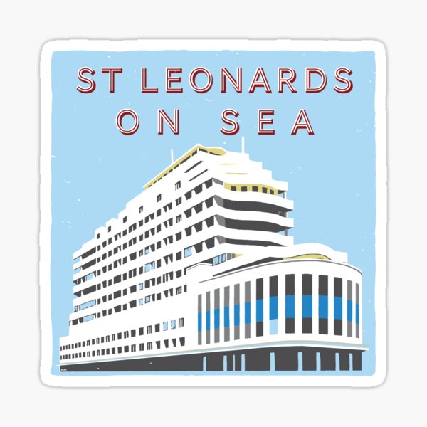 Item preview, Retro Style Seaside Poster of St Leonards-On-Sea designed and sold by wonder-webb.