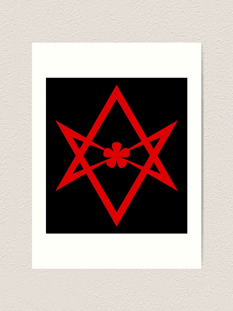 Patch dhexagramme, Thelema, Aleister Crowley, hexagramme unicursal