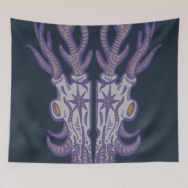 Item preview, mask of a prehistoric deer hunter designed and sold by duxpavlic.