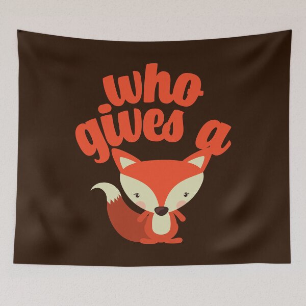 Item preview, who gives a fox Kawaii designed and sold by KawaiiPark.