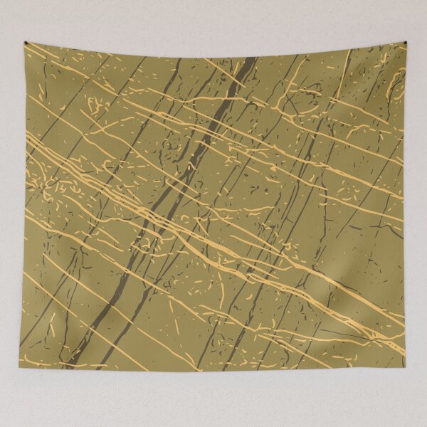 Item preview, Willow, Dark Olive & Pale Marigold designed and sold by Kettukas.