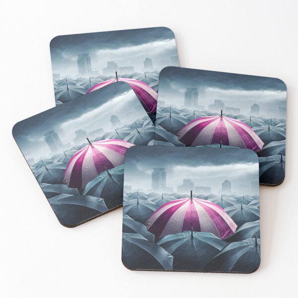 Item preview, Abstract Pink Umbrella designed and sold by TransFoto.
