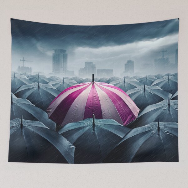 Item preview, Abstract Pink Umbrella designed and sold by TransFoto.