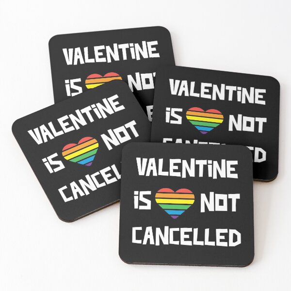 Item preview, Valentine is not cancelled rainbow heart designed and sold by CrazyHowCool.