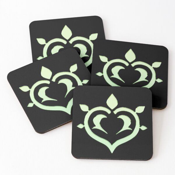 Item preview, Genshin Impact Symbol Element Dendro Nature – Sumeru - Pastel Colours designed and sold by Fregoulix.