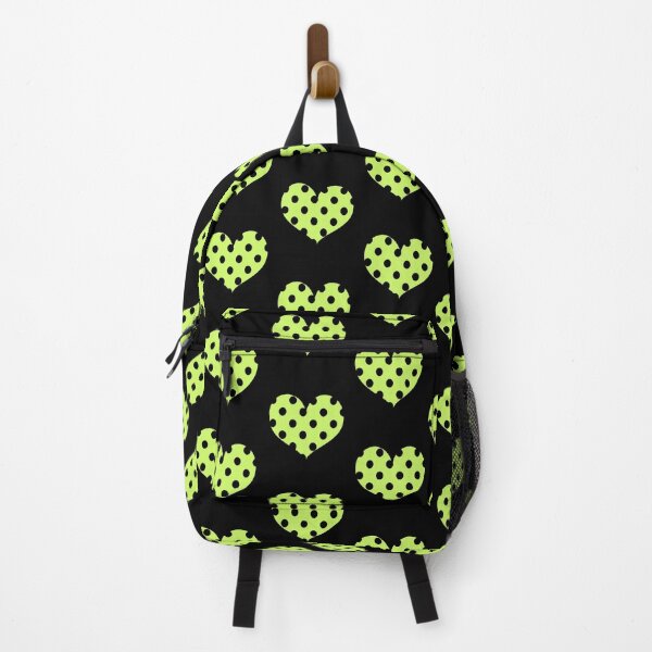 Item preview, PLAIN LIGHT LIME GREEN POLKADOT HEART- CUTE HEART DESIGN FOR STICKERS AND T-SHIRTS BY ISKYBIBBLLE designed and sold by Iskybibblle.