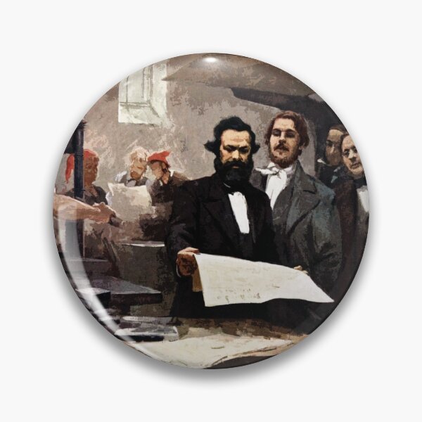 Item preview, Marx & Engels Rheinische Zeitung designed and sold by Hot-To-Trot.
