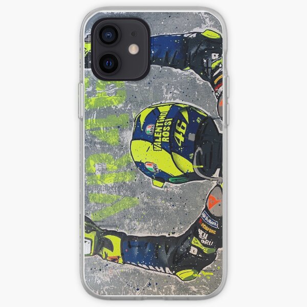 Valentino Rossi 2020 - Peinture Graffiti par DRAutoArt Coque souple iPhone