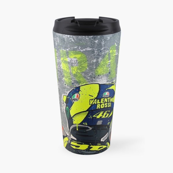 Valentino Rossi 2020 - Graffiti Painting by DRAutoArt Travel Mug